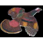 GROUSE IN FLIGHT PIN