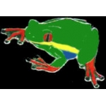 FROG PIN COLORED TREE FROG PIN