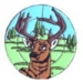 DEER IN THE SCOPE PIN