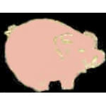 CUTE PIG PINK SMALL PIG PIN