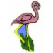 PINK FLAMINGO PIN STANDING MINI FLAMINGO PIN