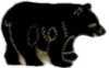 BLACK BEAR PIN BEAR CUB WALKING