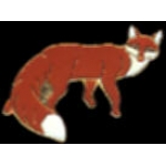 FOX ON THE PROWL PIN