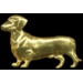 DACHSHUND PIN GOLD CAST DOG PIN