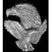 EAGLE FLIGHT AND HEAD CAST PIN