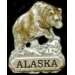 ALASKA PIN BEAR HAT LAPEL PINS