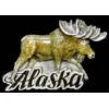 ALASKA PIN MOOSE HAT LAPEL PINS