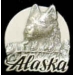 ALASKA PIN HUSKIE DOGSLED IDITAROD TRAIL SLED DOG HAT LAPEL PIN