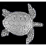 SEA TURTLE PIN CAST TURTLE PIN