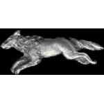 WOLF PIN RUNNING WOLF CAST PIN