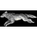 WOLF PIN RUNNING WOLF CAST PIN