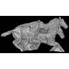 HORSES RUNNING CAST PIN