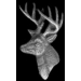 DEER PIN BUCK DEER HEAD WITH ANTLERS PIN