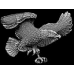 EAGLE PIN WITH WINGS AND CLAWS OUT CAST EAGLE PIN