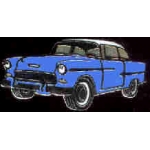 CHEVROLET HARDTOP 1955 BLUE PIN