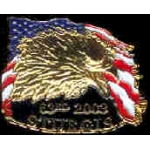 STURGIS 2003 EAGLE FLAG MOTORCYCLE 63RD YR PIN