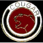 FORD COUGAR ROUND LOGO PIN