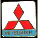 MITSUBISHI LOGO SQUARE PIN