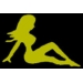 MUDFLAP FEMALE NUDE WOMEN FACING RIGHT PIN