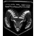 DODGE RAM HEAD LOGO BLACK PIN