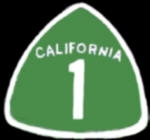 CALIFORNIA ROUTE 1 SIGN PIN