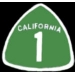 CALIFORNIA ROUTE 1 SIGN PIN