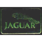 JAGUAR CAR LOGO BLACK SQUARE PIN