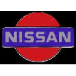 NISSAN CAR LOGO SILVER SCRIPT PIN