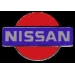 NISSAN CAR LOGO SILVER SCRIPT PIN