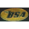 BSA MOTORCYCLE OVAL GOLD PIN