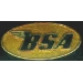 BSA MOTORCYCLE OVAL GOLD PIN