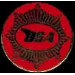 BSA MOTORCYCLE RED ROUND LOGO PIN