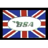 BSA MOTORCYCLE BRITSH FLAG PIN