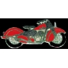 INDIAN MOTORCYCLE RED PIN