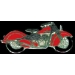INDIAN MOTORCYCLE RED PIN