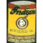 INDIAN MOTORCYCLE PIN OILCAN PIN