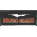 MOTO GUZZI MOTORCYCLE BLACK WHITE SQUARE PIN