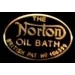 NORTON MOTORCYCLE OIL BATH OVAL PIN