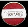 NORTON MOTORCYCLE RED WHITE PIN