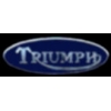 TRIUMPH MOTORCYCLE BLUE OVAL PIN