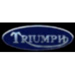 TRIUMPH MOTORCYCLE BLUE OVAL PIN