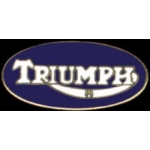 TRIUMPH MOTORCYCLE OVAL PIN