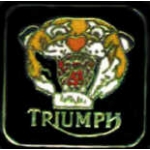 TRIUMPH MOTORCYCLE SQUARE LOGO PIN