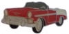 CHEVROLET 1956 PIN RED CHEVY CONVERTIBLE PIN
