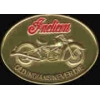 INDIAN MOTORCYCLE PIN OLD INDIANS NEVER DIE BRONZE PIN