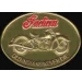 INDIAN MOTORCYCLE PIN OLD INDIANS NEVER DIE BRONZE PIN