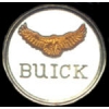 BUICK ROUND WITH BIRD PIN