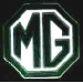 MG CAR LOGO BLACK PIN