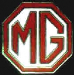 MG CAR LOGO RED PIN