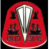 HUDSON CAR RED LOGO PIN